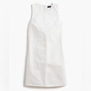 J. Crew White Sleeveless Sheath Dress for Weddings